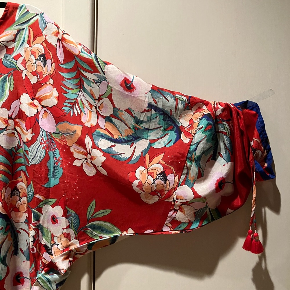 Johnny Was Silk Blouse